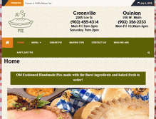 Tablet Screenshot of justpie.net